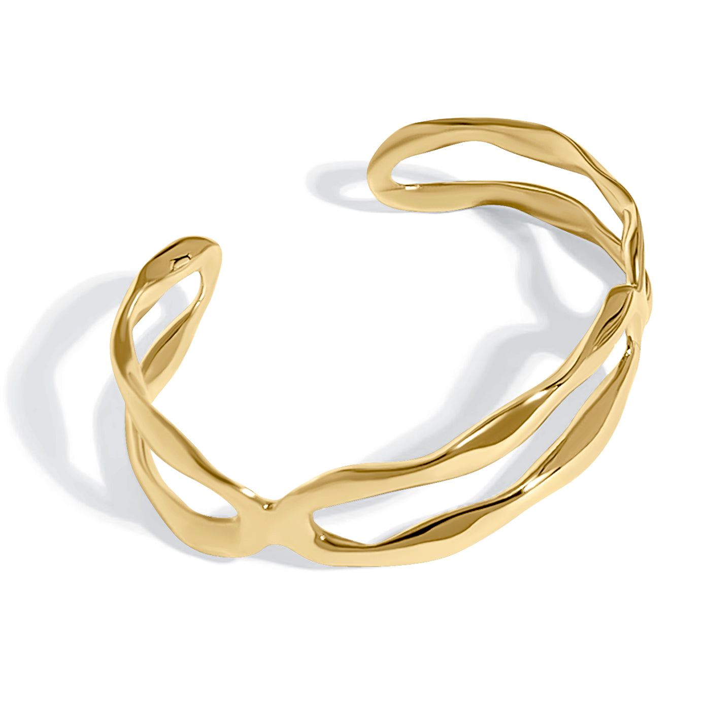 【BIKO】カナダ製☆Liquid Cuff☆おしゃれブレスレットカフ BIKO】カナダ製☆Liquid Cuff☆おしゃれブレスレットカフ (BIKO