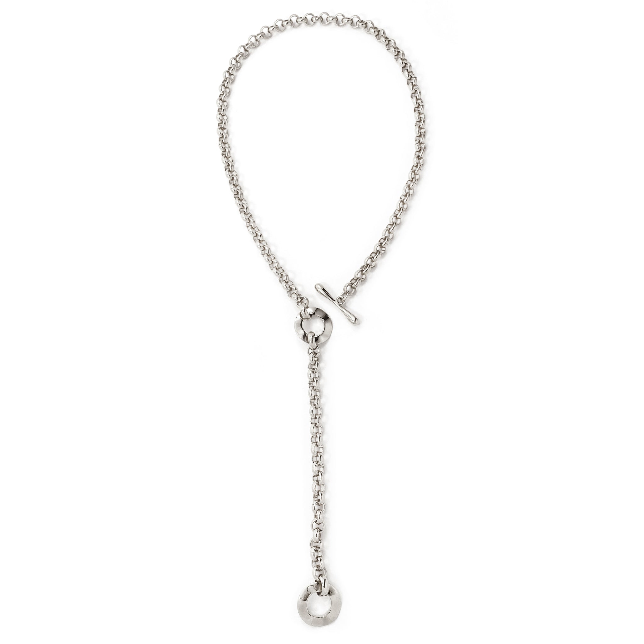 ５way 洗練ステートメント【BIKO】Axel Convertible Lariat Axel Convertible Lariat - Silver – BIKO