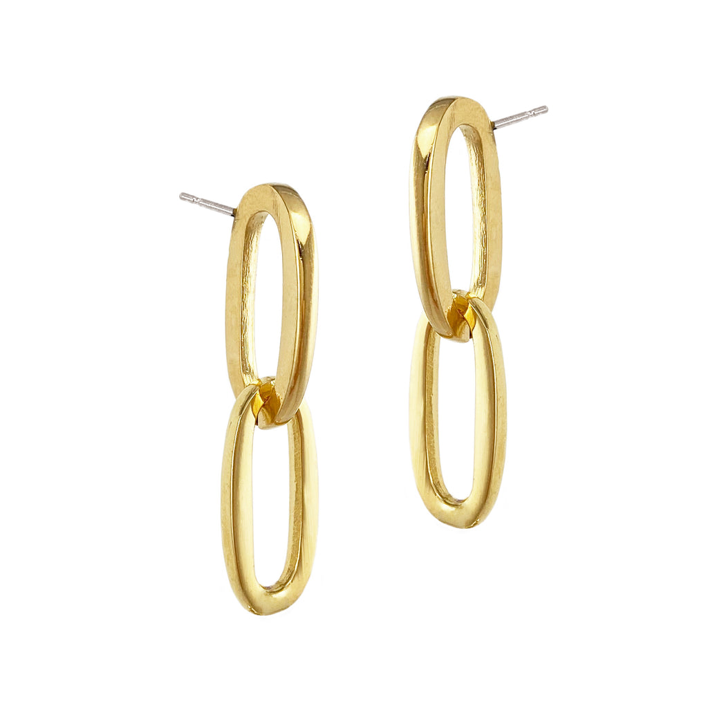 BIKO Chainlink Studs gold